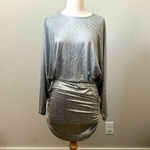 IRO Siler Metallic Dress - Revolve | Size 34/2‎